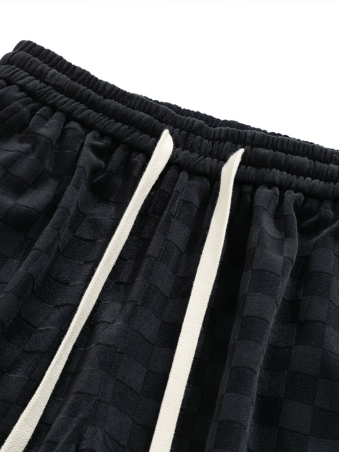 Plaid Straight Leg Trousers