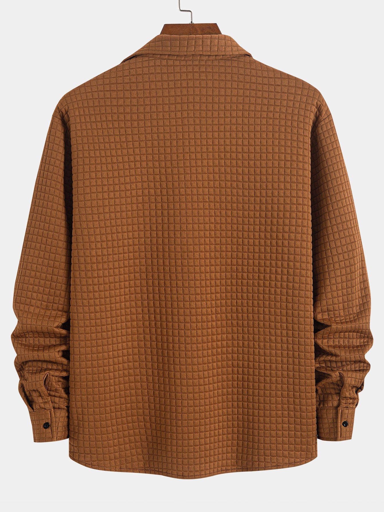 Camicia abbottonata in maglia a nido d'ape