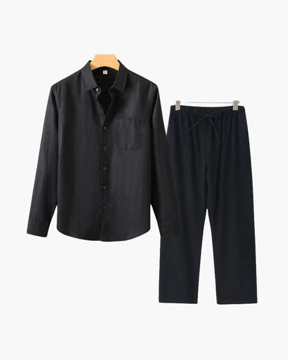 Long Sleeve Linen Set