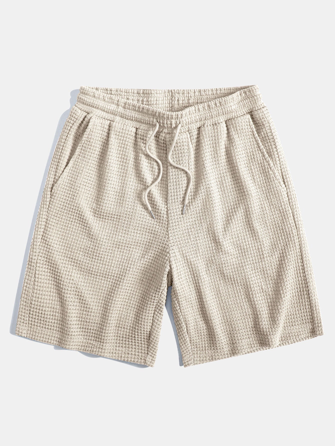 Completo camicia e pantaloncini cubani con trama a nido d'ape