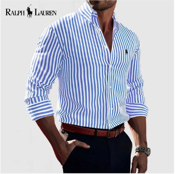 Ralph Lauren™ Striped Cotton Dress Shirt