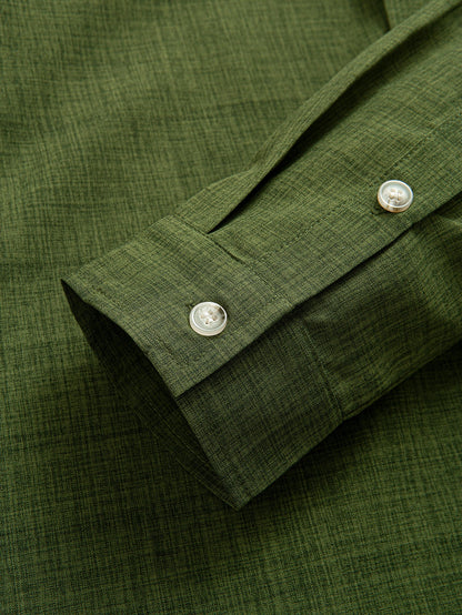 Long Sleeve Shirt with Stand-Up Collar