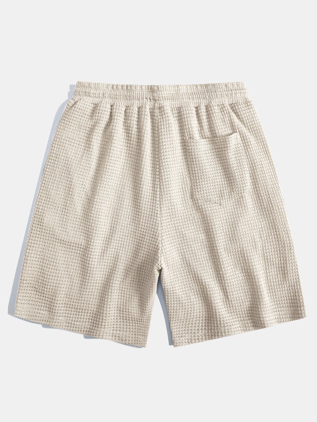 Completo camicia e pantaloncini cubani con trama a nido d'ape