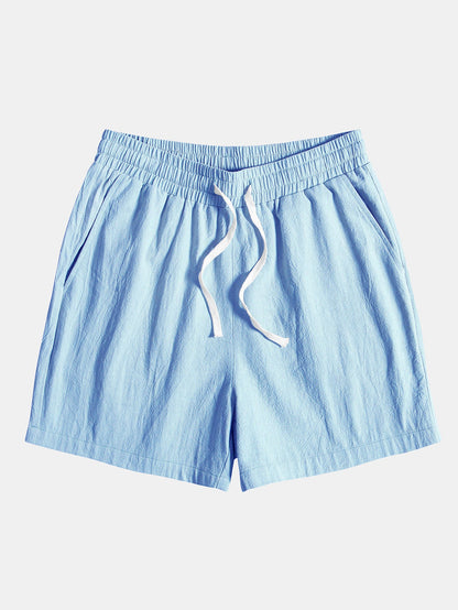 5-Inch Textured Cotton Shorts