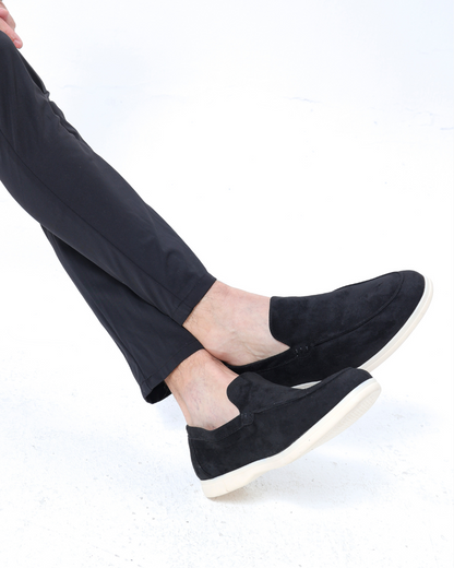 Suede Slip-On Loafers
