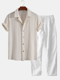 beige & white