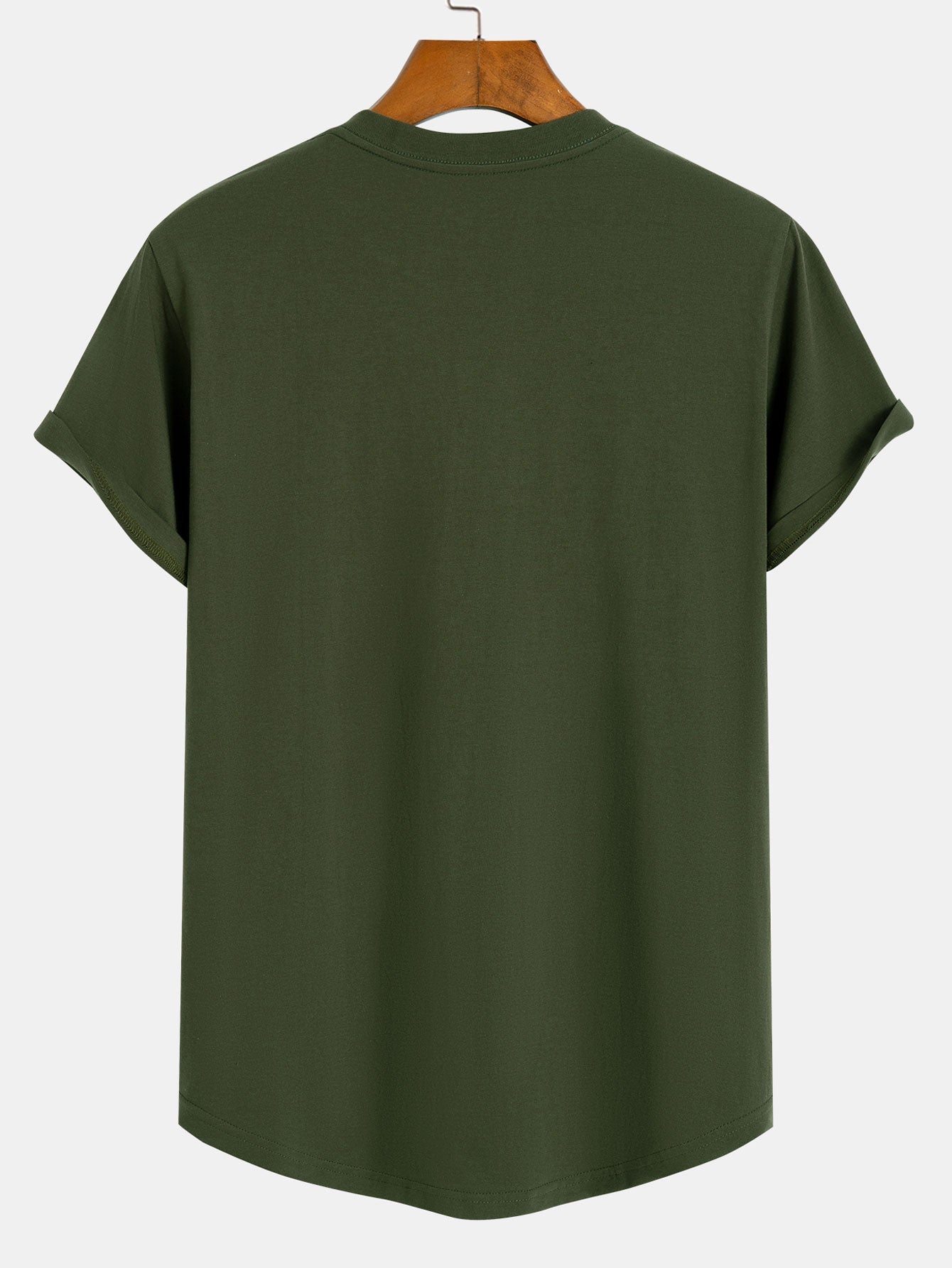 T-shirt con orlo ad arco e stampa Tokyo Ukiyo-e in cotone