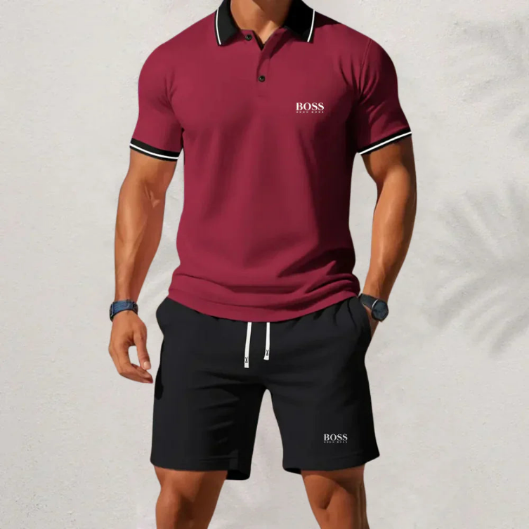 Hugo Boss 2025 Men's Shirt and Shorts Set