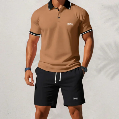 Hugo Boss 2025 Men's Shirt and Shorts Set