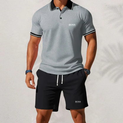 Hugo Boss 2025 Men's Shirt and Shorts Set