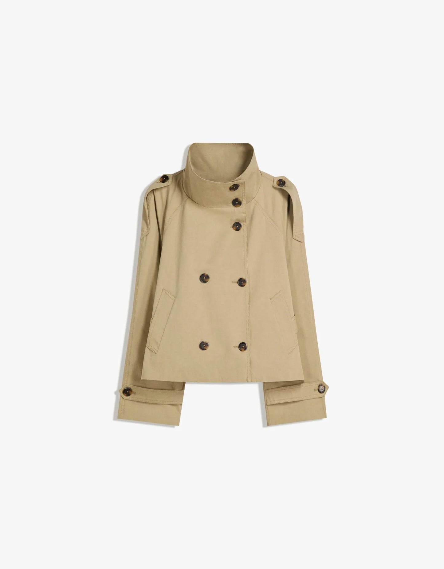 Cropped trenchcoat