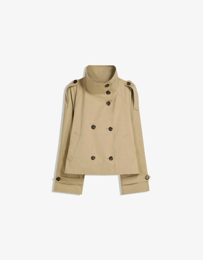 Cropped trenchcoat