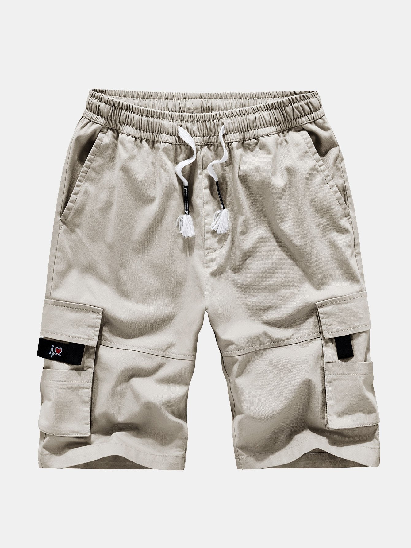 Pantaloncini cargo chino con vita regolabile