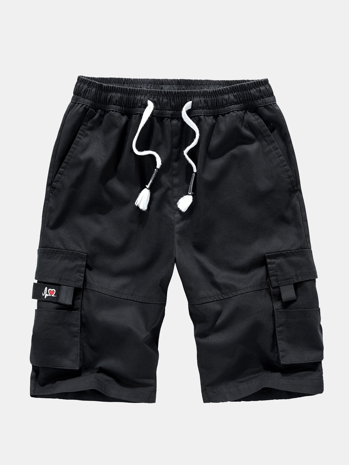 Pantaloncini cargo chino con vita regolabile