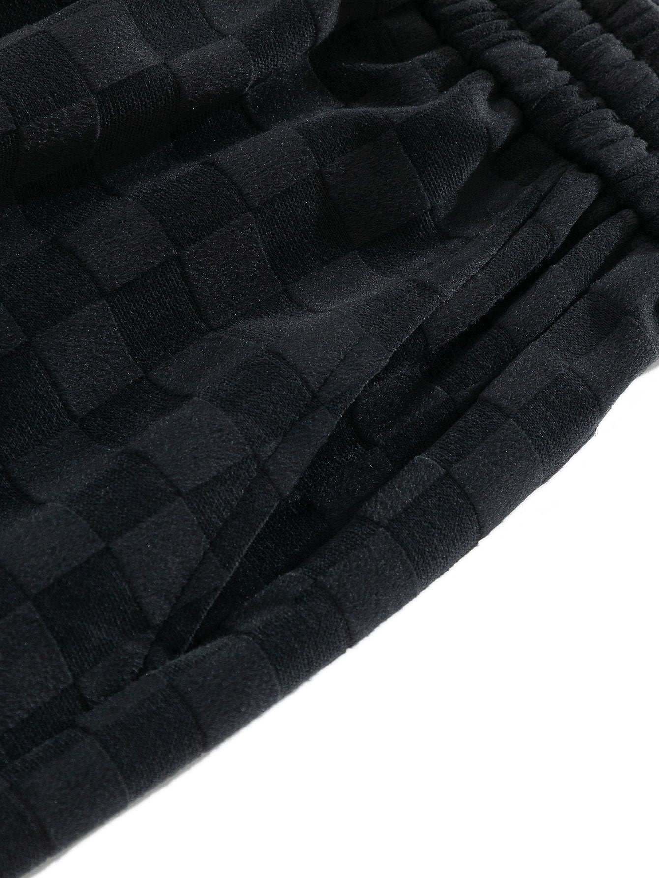 Plaid Straight Leg Trousers