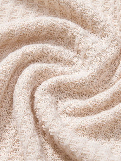 Waffle Knit Polo Shirt