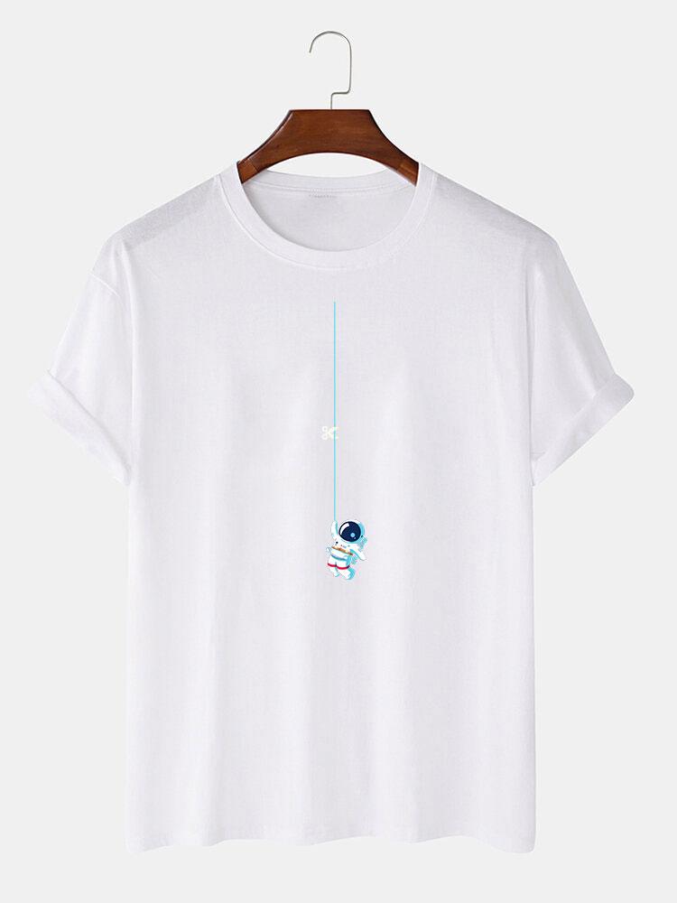 Astronaut String Art Graphic Tee