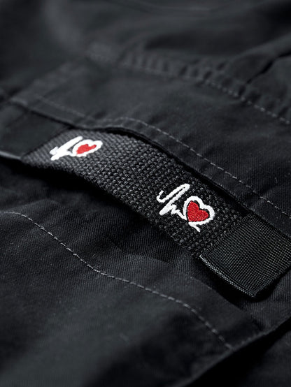 Pantaloncini cargo chino con vita regolabile