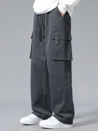 Pantaloni cargo con vita regolabile