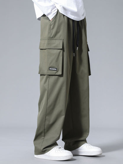Pantaloni cargo con vita regolabile