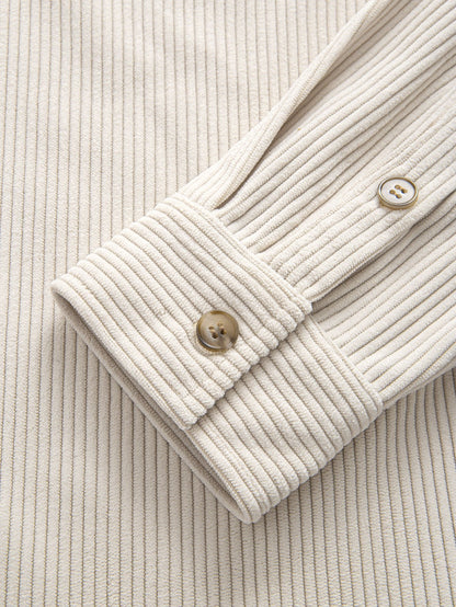 Camicia in velluto a coste con bottoni