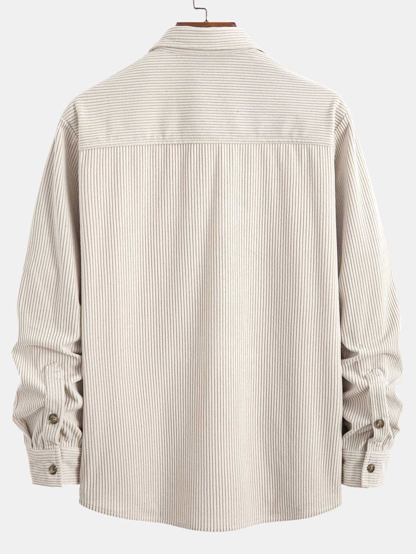 Camicia in velluto a coste con bottoni