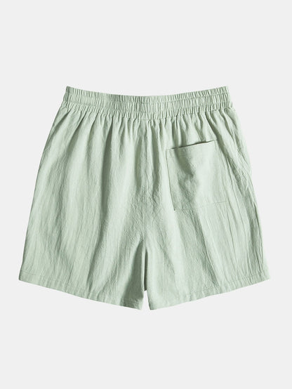 5-Inch Textured Cotton Shorts