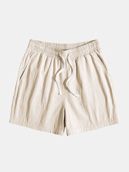 5-Inch Textured Cotton Shorts