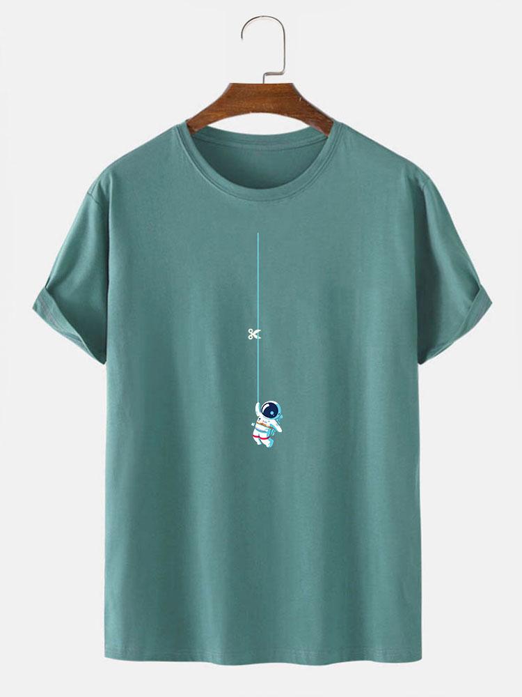 Astronaut String Art Graphic Tee