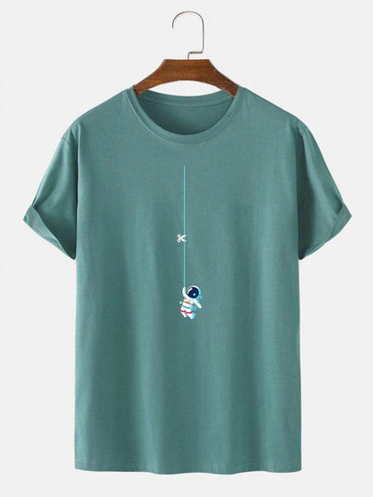 Astronaut String Art Graphic Tee