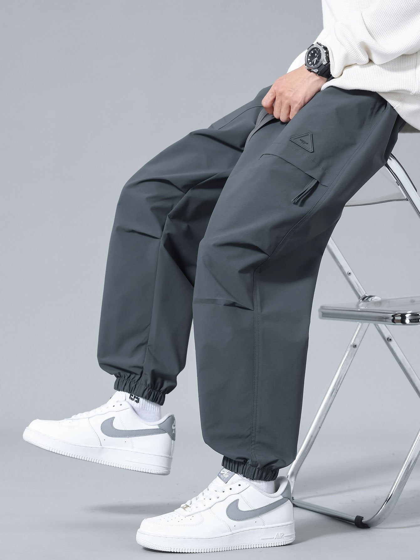 Pantaloni da jogging con vita regolabile