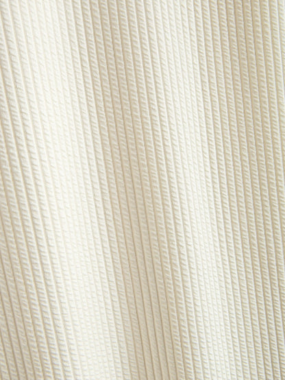 Ribbed Half-Zip Polo with Muscle Fit