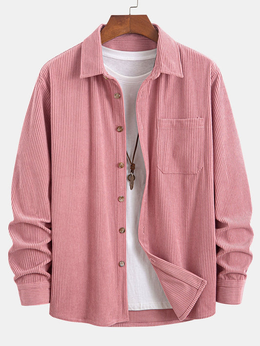 Button-Up Corduroy Shirt