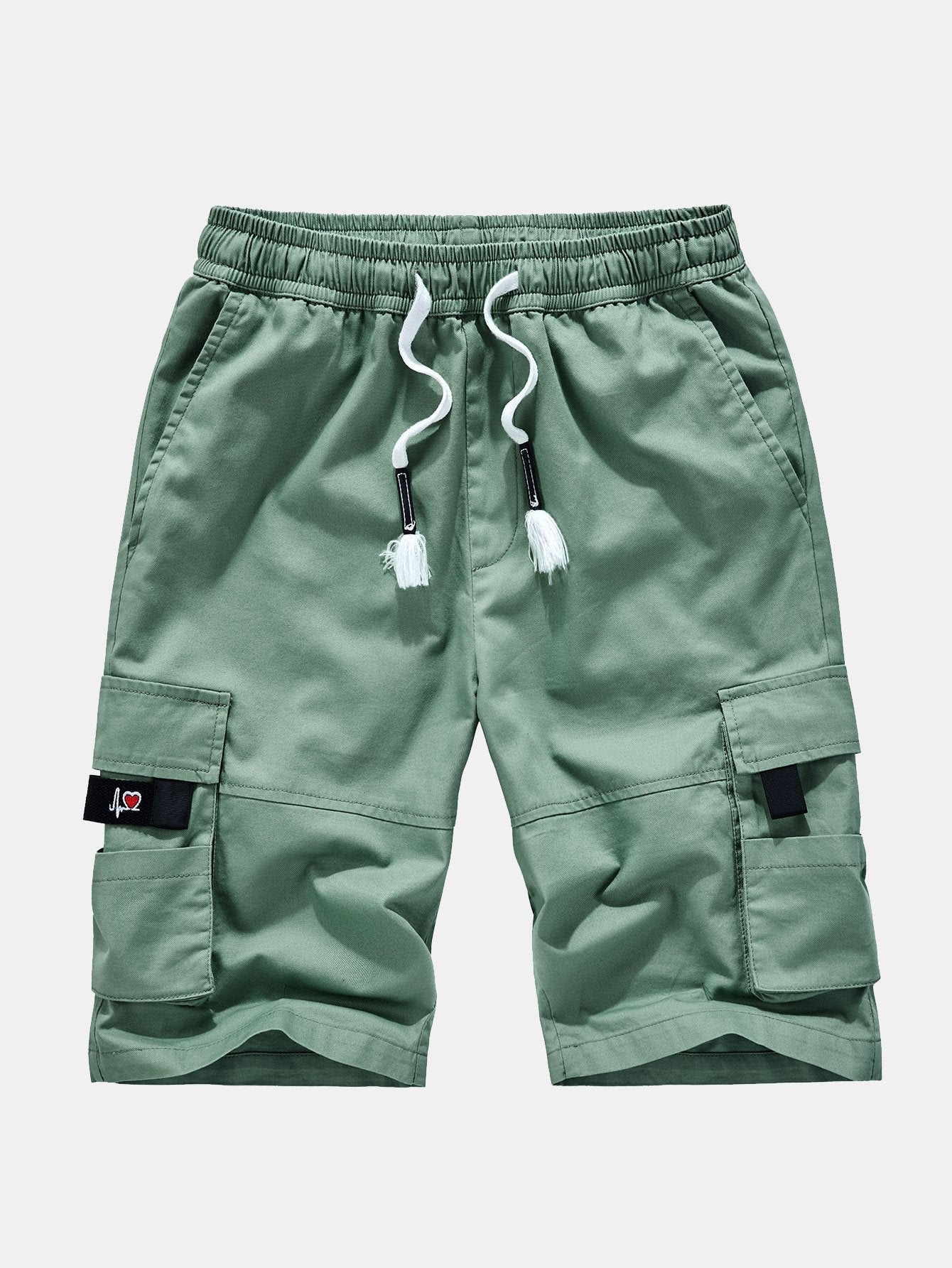Pantaloncini cargo chino con vita regolabile