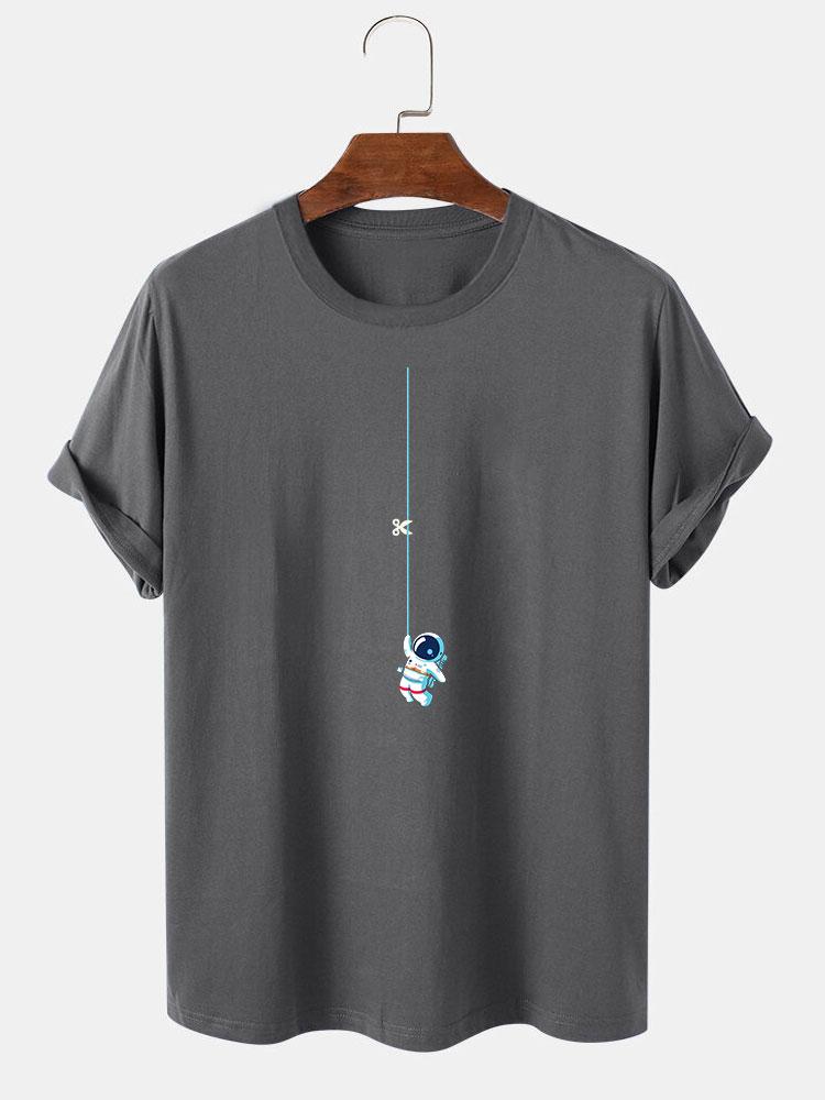 Astronaut String Art Graphic Tee