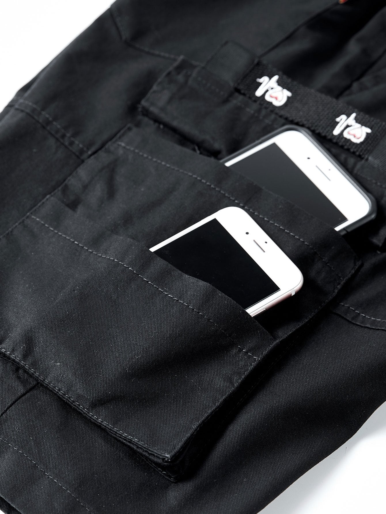 Pantaloncini cargo chino con vita regolabile