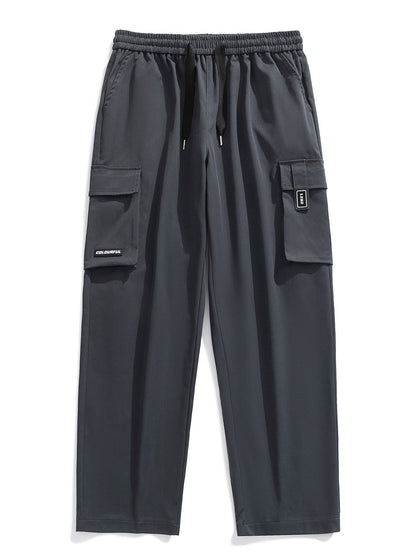 Pantaloni cargo con vita regolabile