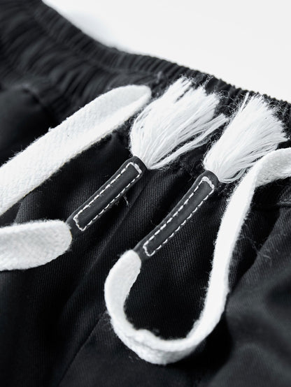 Pantaloncini cargo chino con vita regolabile