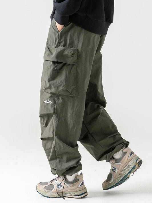 Pantaloni da paracadute resistenti all'acqua