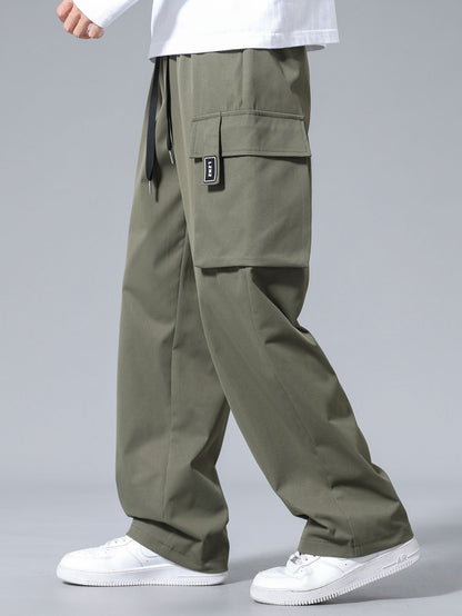 Pantaloni cargo con vita regolabile