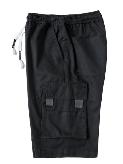 Pantaloncini cargo chino con vita regolabile