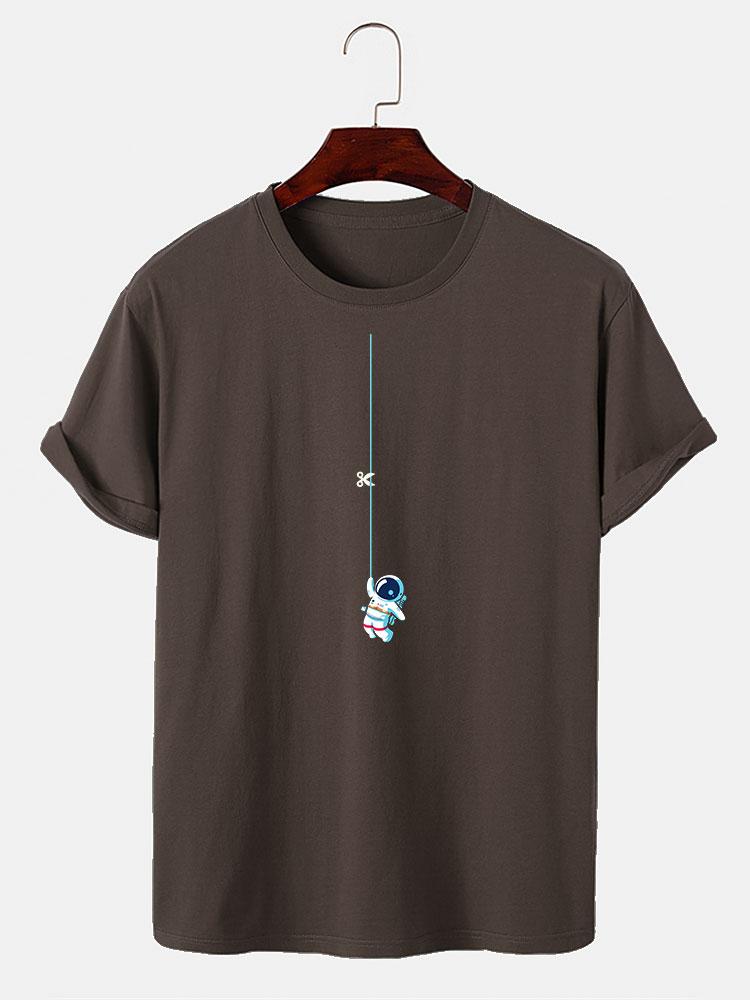 Astronaut String Art Graphic Tee