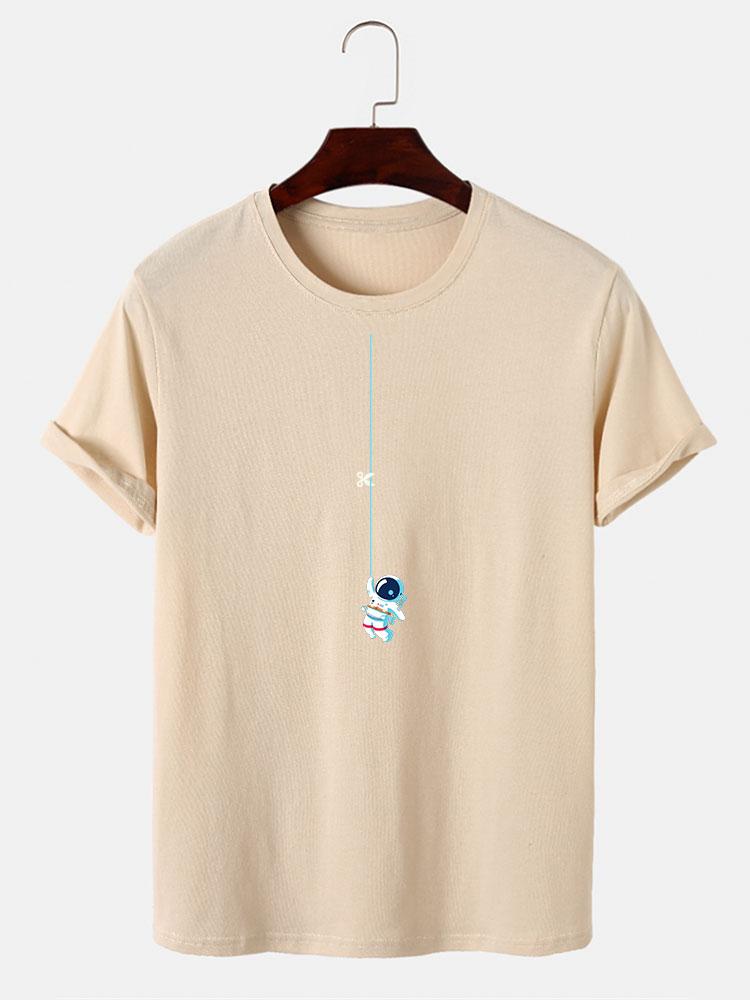 Astronaut String Art Graphic Tee