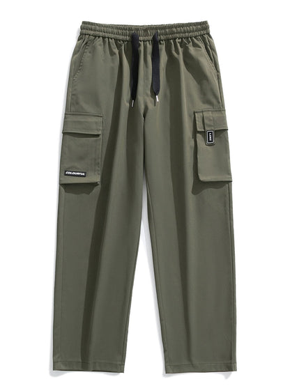 Pantaloni cargo con vita regolabile