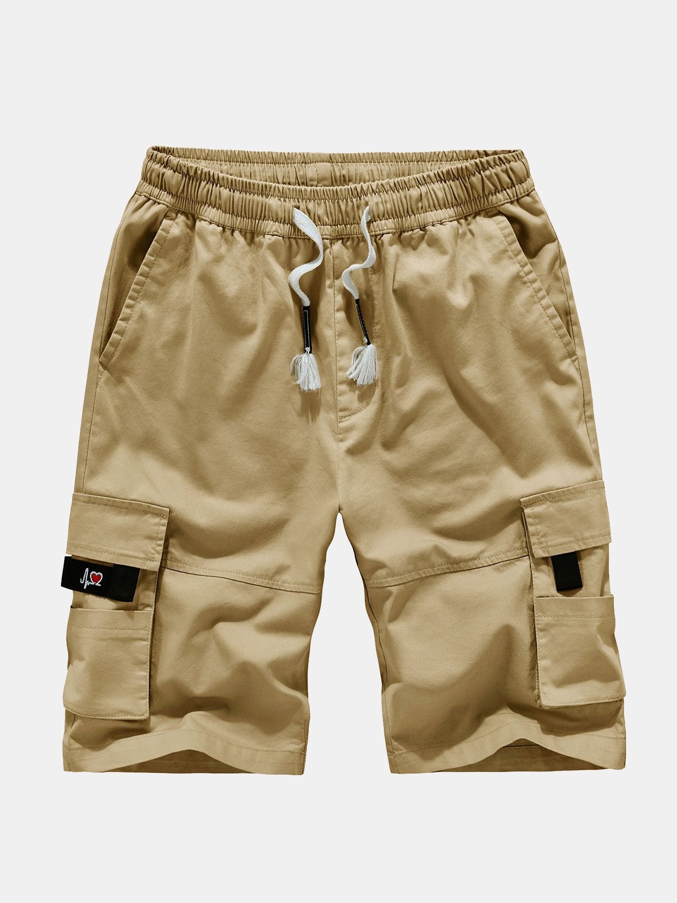 Pantaloncini cargo chino con vita regolabile