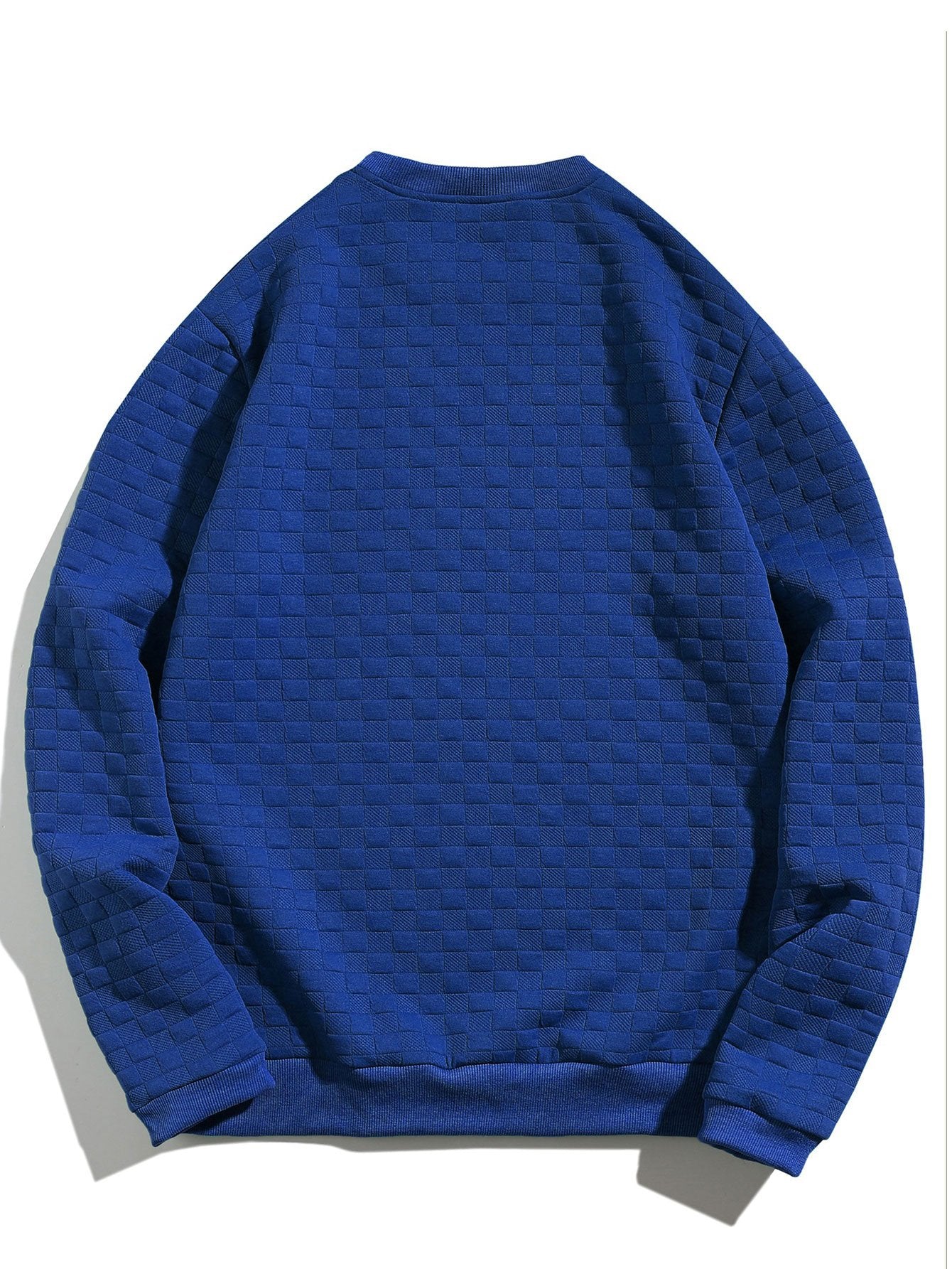 Pullover jacquard a quadri
