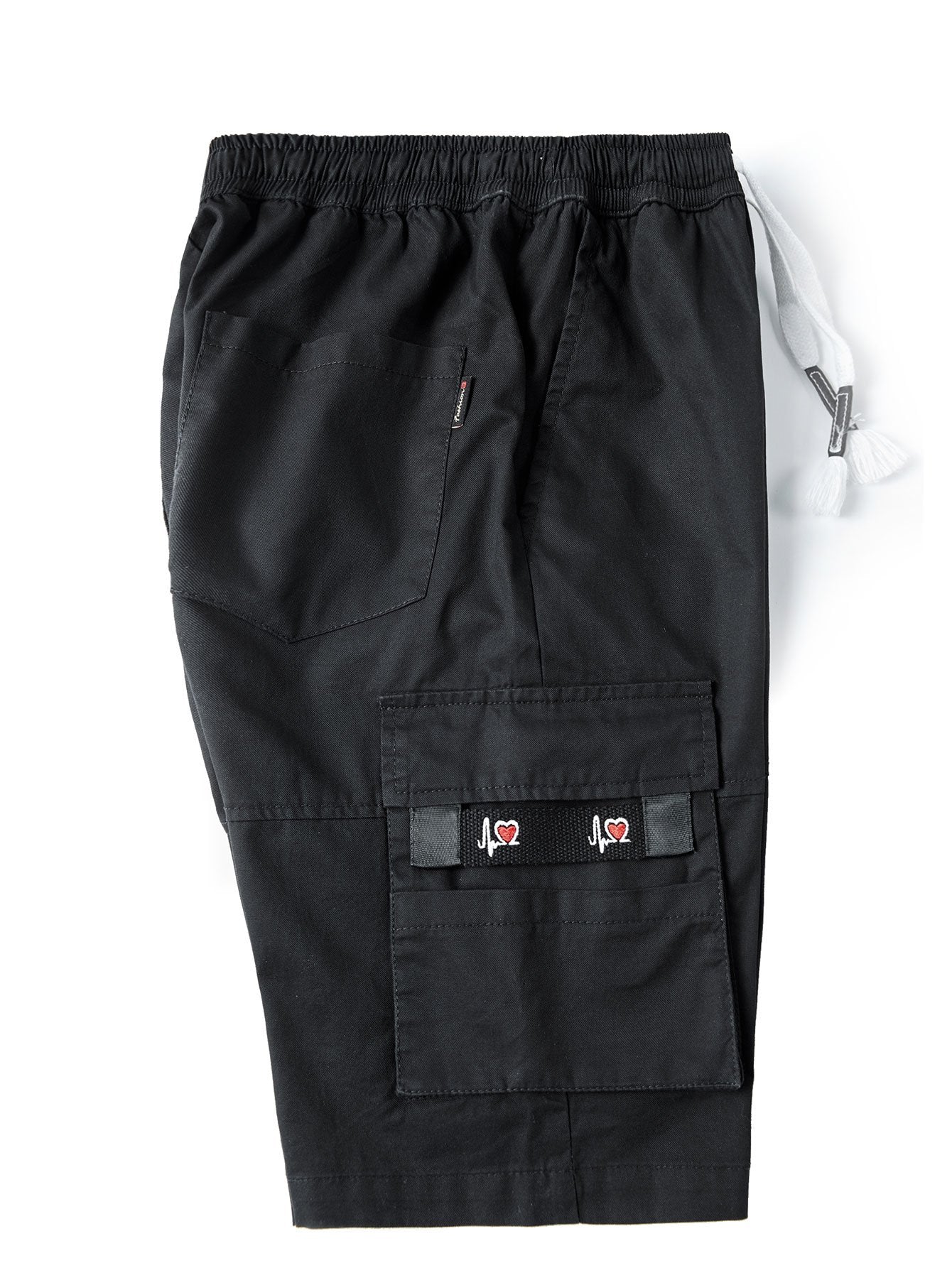 Pantaloncini cargo chino con vita regolabile